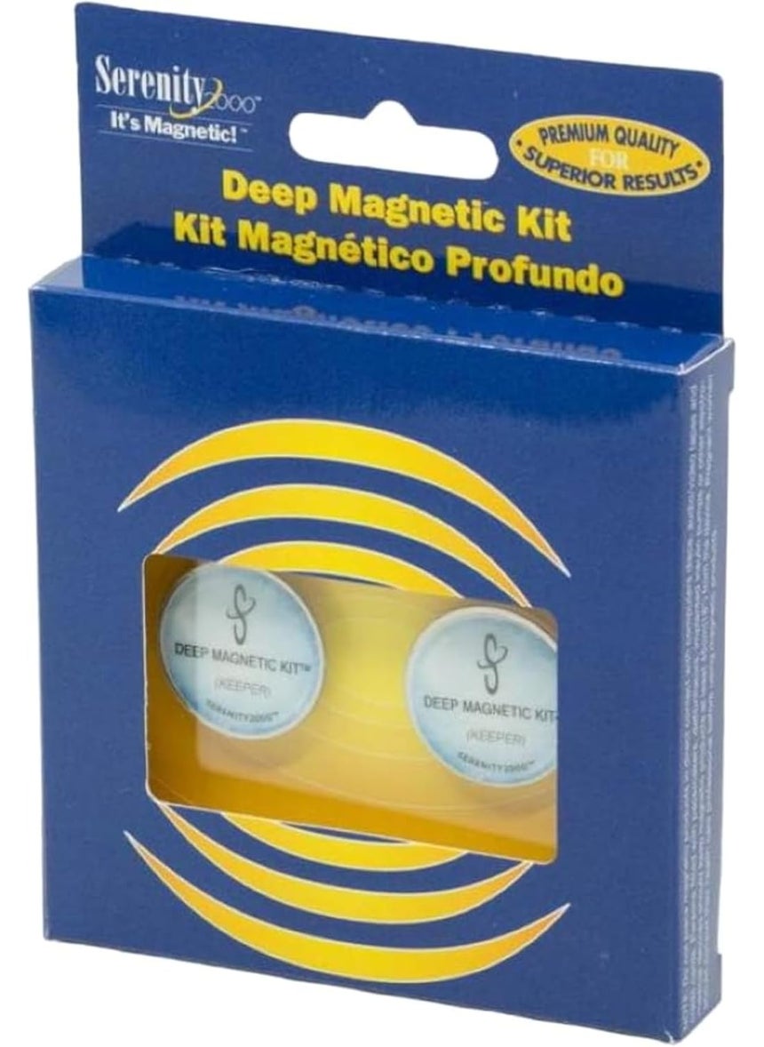 SERENITY2000 Serenity 2000 | Deep Magnetic Therapy Spot Magnet Kit for Pain Relief - Contains Two Powerful Magnets, 5000 Gauss Per Magnet 