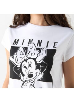 Minnie Mouse Print T-shirt with Short Sleeves - pzsku/Z9F609C3105C5B500E7E0Z/45/_/1729772763/30529b8c-28ab-4d88-901c-d6a1ddda93bc