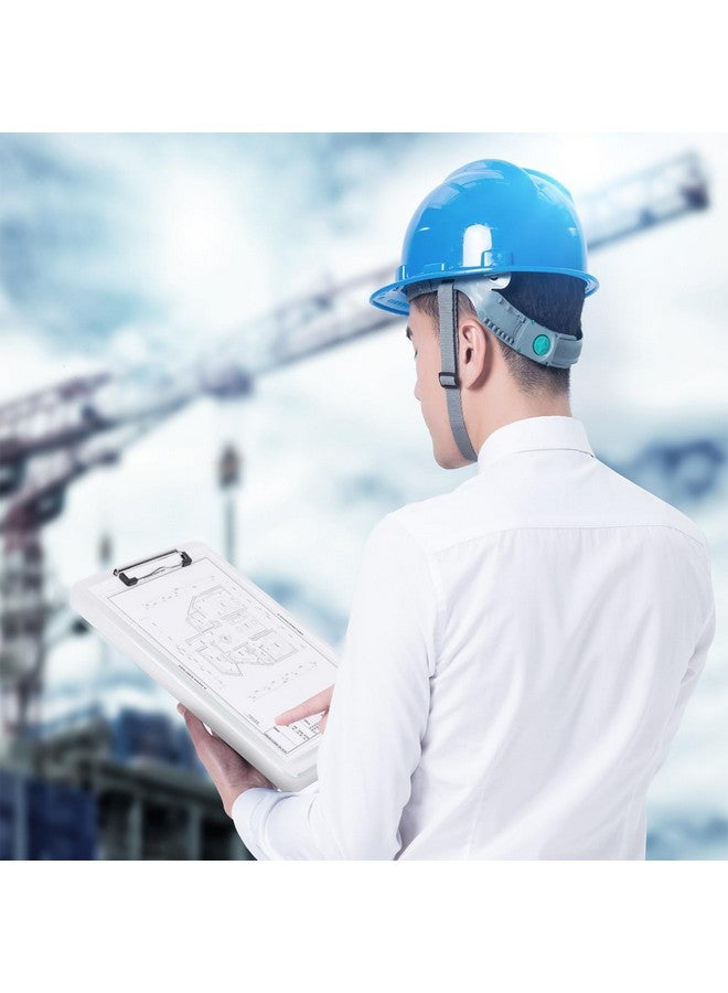 WedFeir Plastic Storage Clipboard Nurse Clip Boards 8.5X11 With Storage Waterproof Clipboard With Compartment Heavy Duty Plastic Clipboard Case Box With Low Profile Clip Letter Sized A4 Paper. (Black) - Image 4