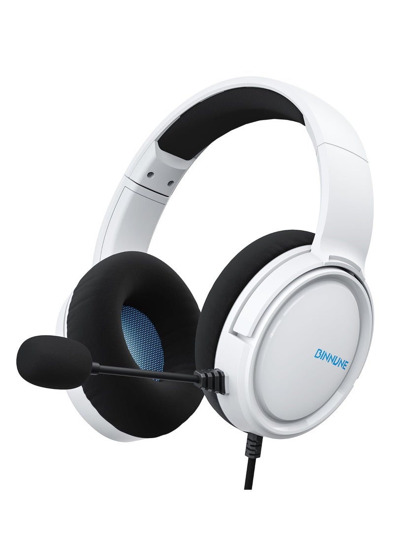 BINNUNE سماعة ألعاب سلكية BG02 مع ميكروفون لجهاز PS4 PS5 Xbox Series S PC Xbox One Switch - Image 1