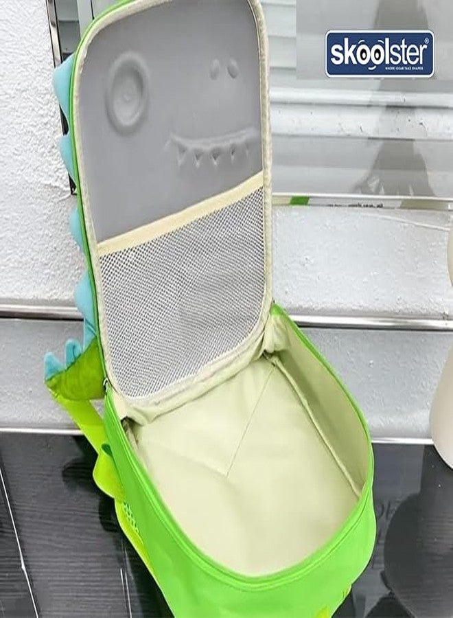 Skoolster Kids Dinosaur Backpack, 3D Cartoon Toddler School Bag for Boys Girls, Waterproof Lightweight Preschool Bag for Nursery, Kindergarten & Travel (Blue) - Image 3