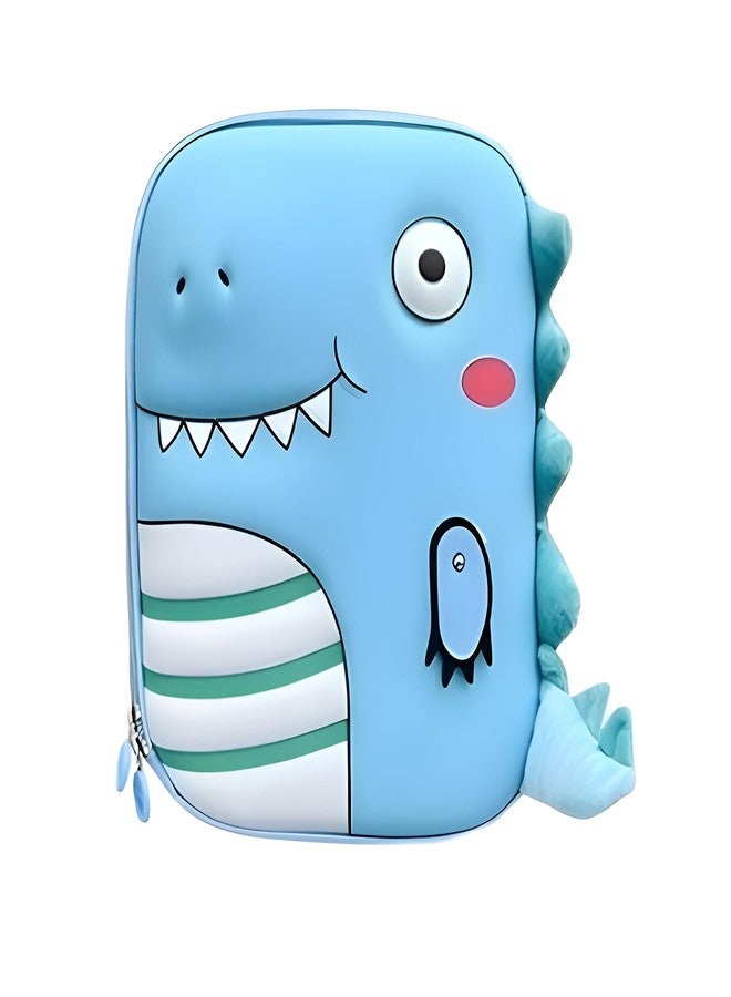 Skoolster Kids Dinosaur Backpack, 3D Cartoon Toddler School Bag for Boys Girls, Waterproof Lightweight Preschool Bag for Nursery, Kindergarten & Travel (Blue) - Image 1