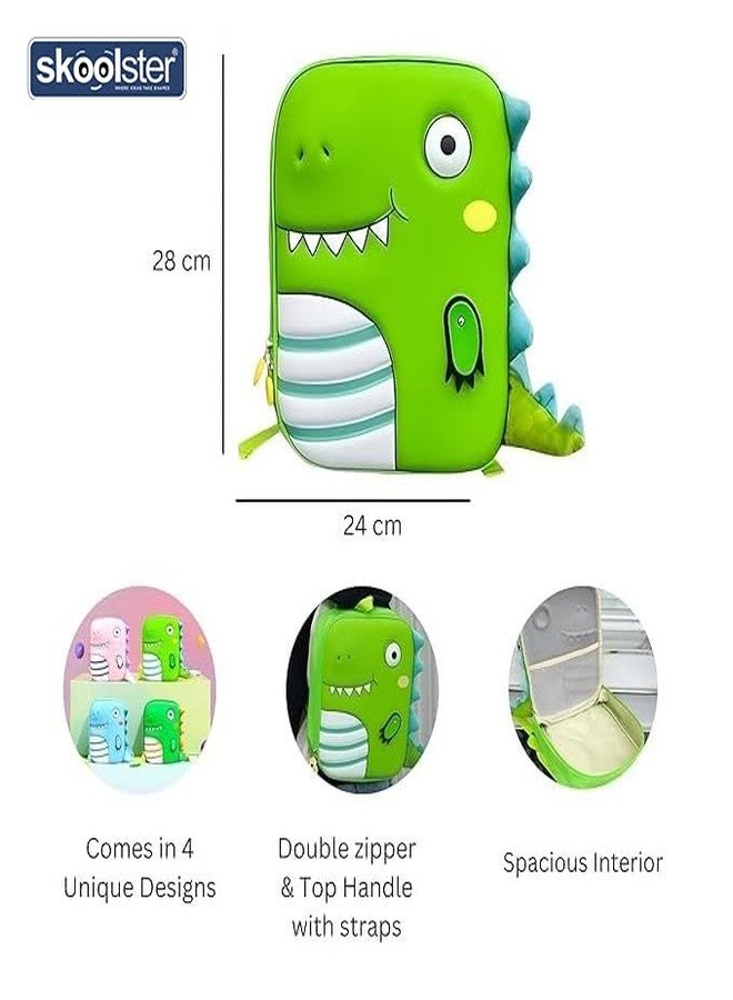 Skoolster Kids Dinosaur Backpack, 3D Cartoon Toddler School Bag for Boys Girls, Waterproof Lightweight Preschool Bag for Nursery, Kindergarten & Travel (Blue) - Image 2