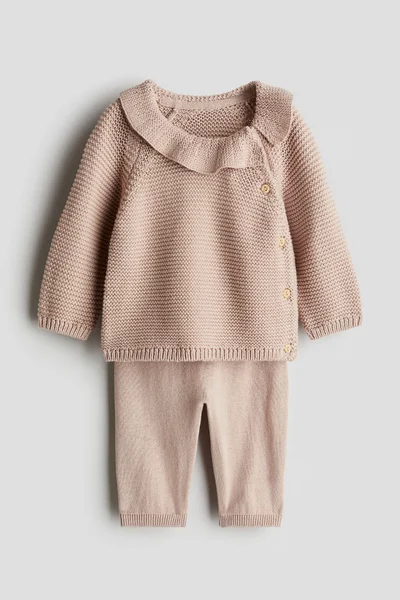 H&M 2-Piece Knitted Cotton Set
