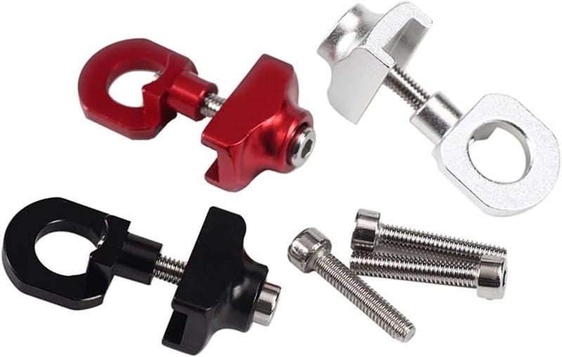 OUKA Single Speed Bike Chain Tensioner,Folding Bicycle Chain Tensioner,Aluminum alloy chain adjuster suitable Bicycle Replacement Accessories for Most Single Speed Bikes Road Bikes Folding Bikes - Image 2