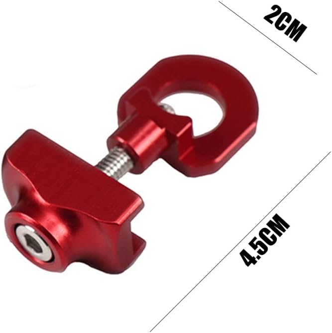 OUKA Single Speed Bike Chain Tensioner,Folding Bicycle Chain Tensioner,Aluminum alloy chain adjuster suitable Bicycle Replacement Accessories for Most Single Speed Bikes Road Bikes Folding Bikes - Image 5