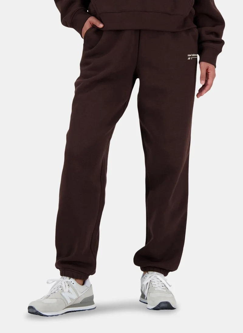 نيو بالانس Women's Linear Heritage Sweatpants