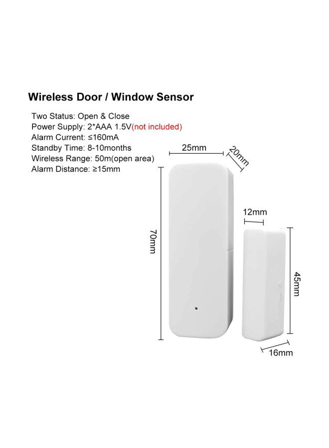 Loquat Wi-Fi Opening Door And Window Sensor White - Image 2