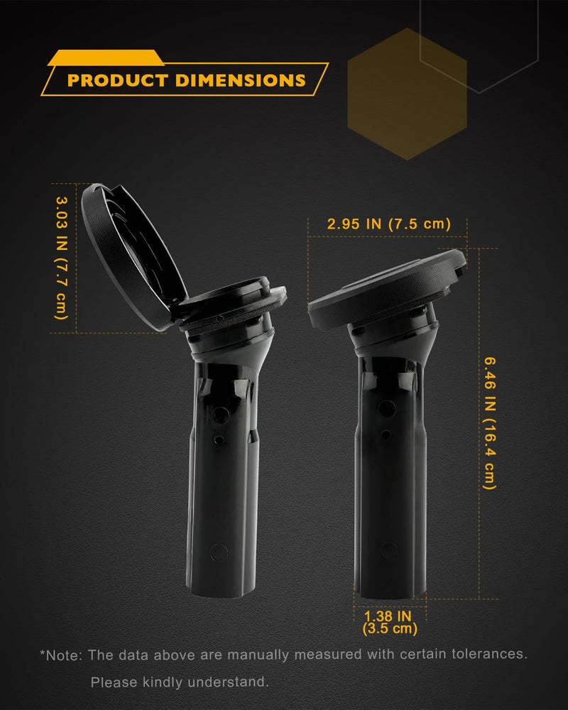 Gledewen Spare Tire Hoist Cover, Compatible with 2014-2019 Chevy Silverado 1500 LD 2500 3500 HD, GMC Sierra 1500 Limited 2500 3500 HD, CASE ASM-SPA WHL LK CYL, Spare Tire Carrier Case, 22979267, w/o Ring - Image 5