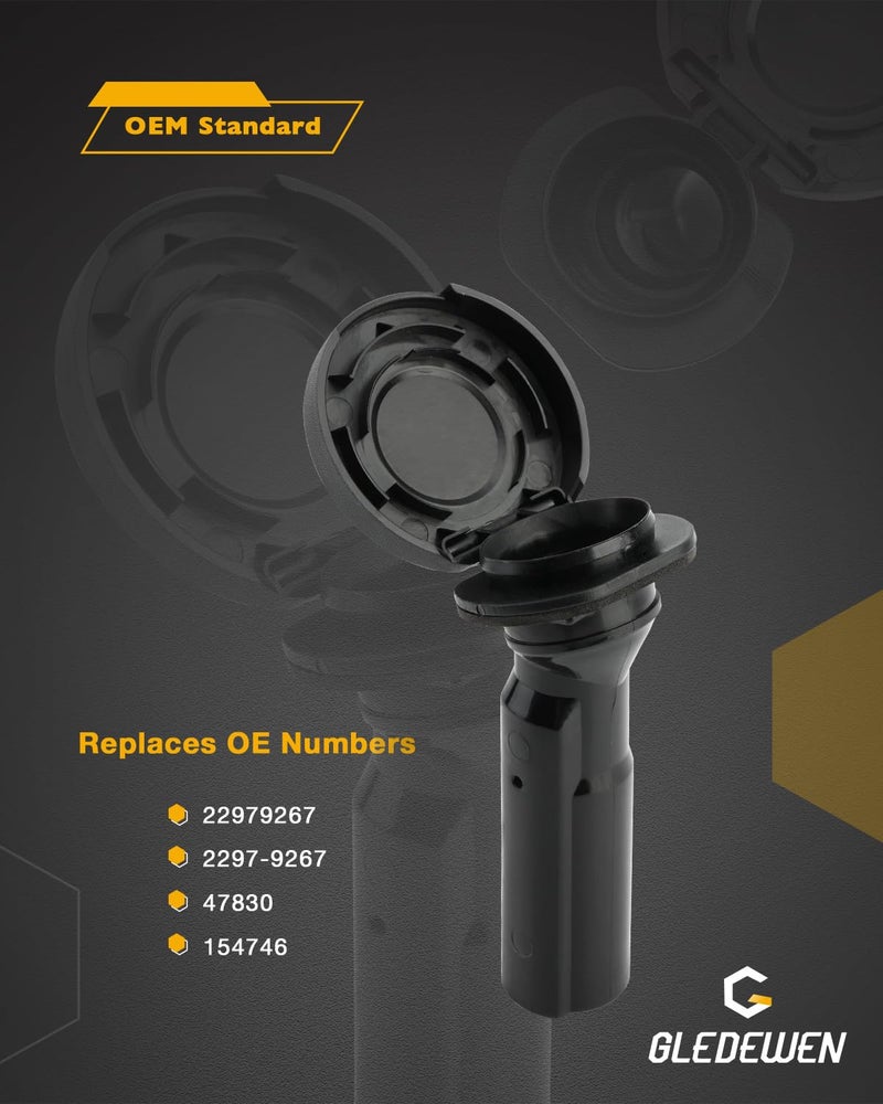 Gledewen Spare Tire Hoist Cover, Compatible with 2014-2019 Chevy Silverado 1500 LD 2500 3500 HD, GMC Sierra 1500 Limited 2500 3500 HD, CASE ASM-SPA WHL LK CYL, Spare Tire Carrier Case, 22979267, w/o Ring - Image 3