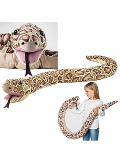 Djungelskog 170 Cm Large Plush Toy Cushion Boa Constrictor Glove Doll Snake Shaped High Simulation Burmese Python Cushion
