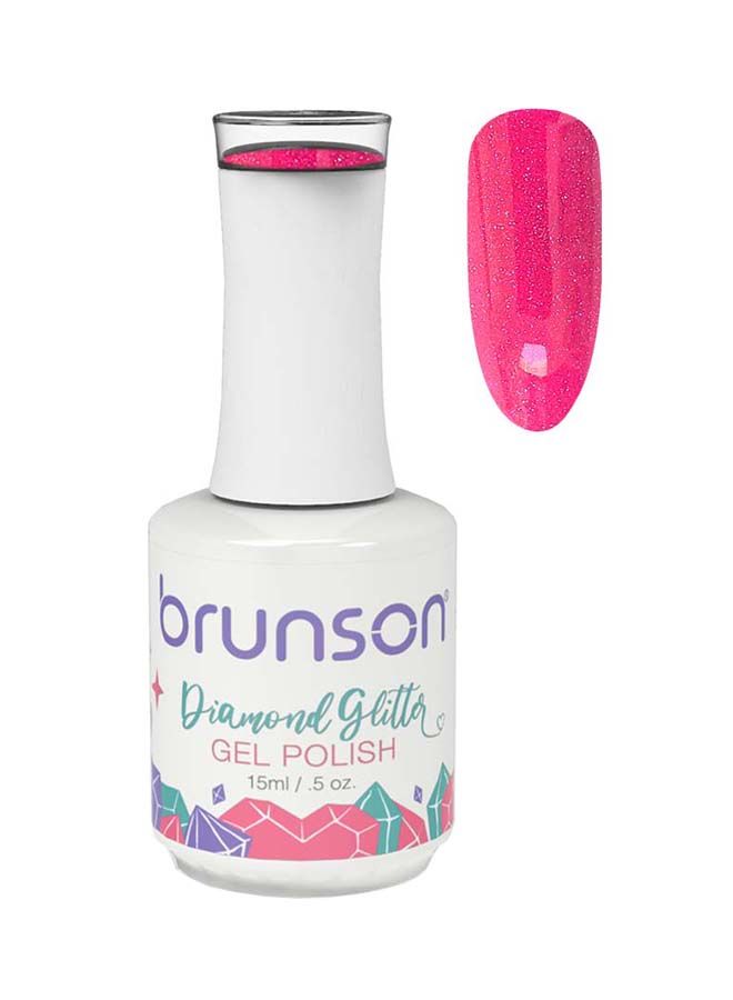 brunson Diamond Glitter Gel Nail Polish Soak Off UV LED Nail Gel Nail Art Varnish Sparkly Shiny Gel Nail Polish BDGG022 - Image 1