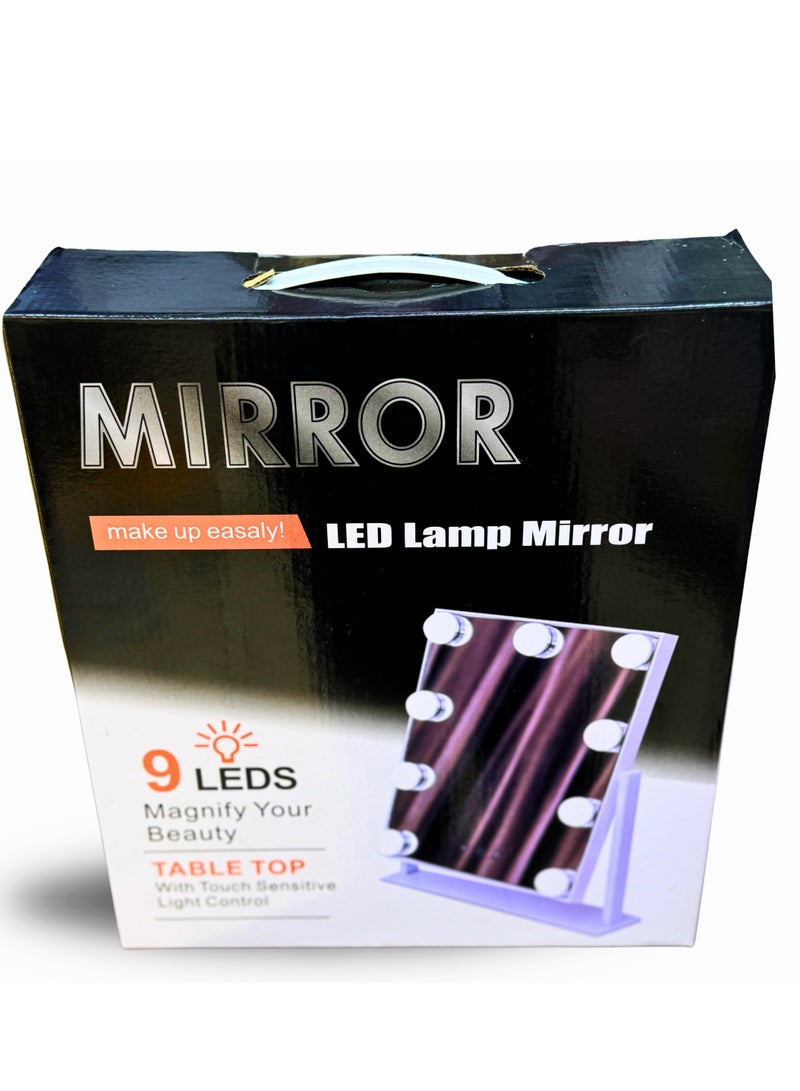 9 مرآة مصباح LED مع التحكم في الإضاءة الحساسة باللمس - Image 5