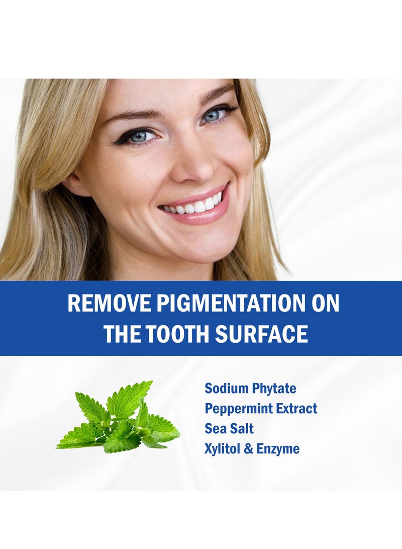 إيلهو معجون أسنان مبيض للأسنان: معجون أسنان يزيل البقع والجير ويقلل من رائحة الفم الكريهة وينعش الفم وله رائحة تدوم طويلا - Image 2