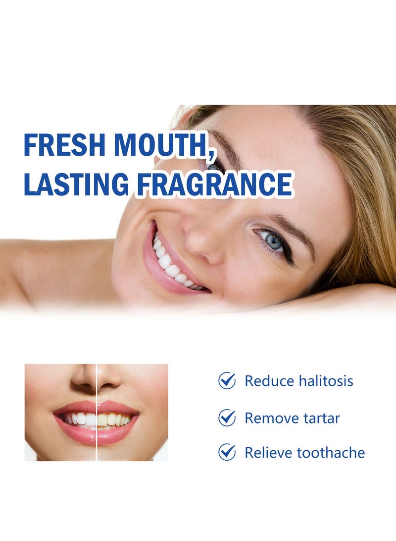 إيلهو معجون أسنان مبيض للأسنان: معجون أسنان يزيل البقع والجير ويقلل من رائحة الفم الكريهة وينعش الفم وله رائحة تدوم طويلا - Image 3
