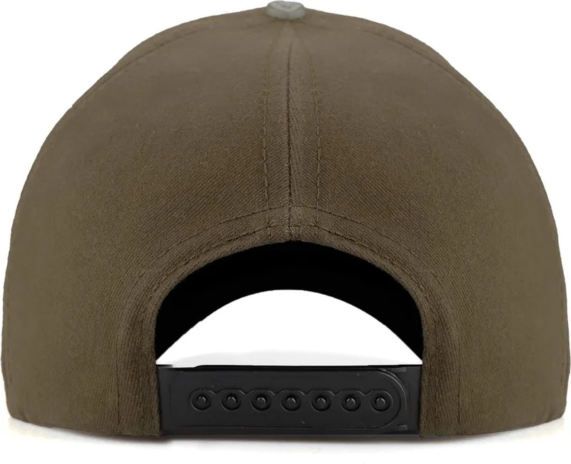 Black Börk Blackbörk V1 Baseball Kurt - Khaki-Black Brimmed Hat (Cap) with 3 Code Logo
