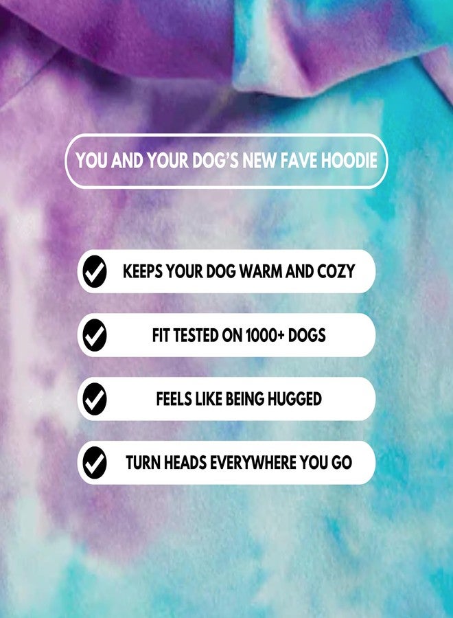 Spark Paws Human Hoodie - Premium Quality, Buttery Soft, Superior Comfort and Fit, Calming Fleece Interior, Suitable for All Styles – 90s Retro Sky Dye - L - Image 4