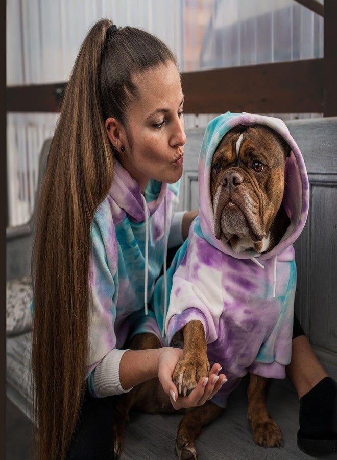 Spark Paws Human Hoodie - Premium Quality, Buttery Soft, Superior Comfort and Fit, Calming Fleece Interior, Suitable for All Styles – 90s Retro Sky Dye - L - Image 5