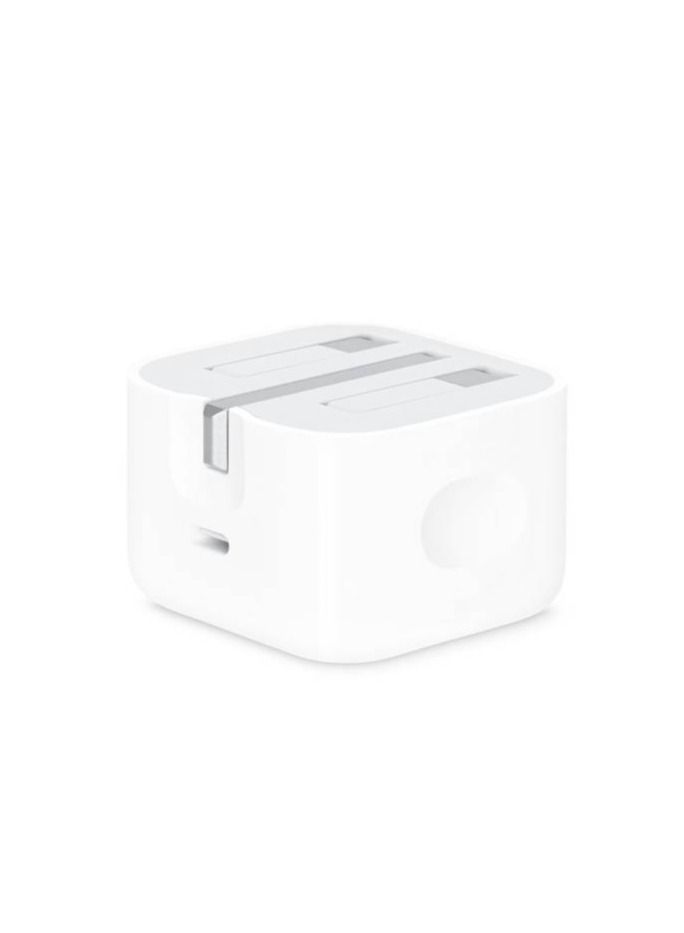 20W USB-C 3-Pin Power Adapter White  - Image 2