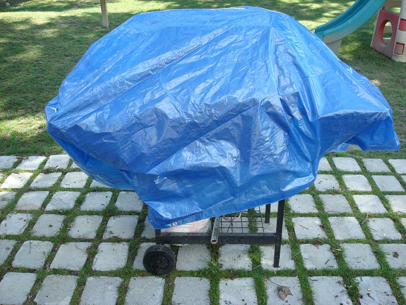 Dry Top Multi-Purpose Medium Duty Tarp, 10x20 Feet, Blue - Image 5