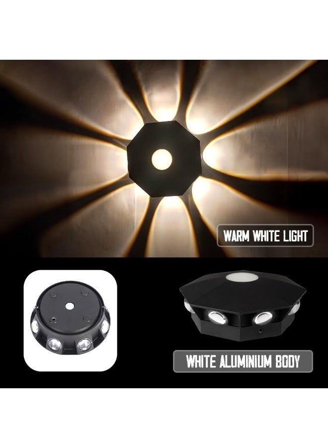 AFN Modern LED Wall Light with Decorative Beam Effect | Contemporary Indoor Wall Lamp for Living Room Bedroom Hallway | Energy Saving LED Wall Lighting Fixture - Image 3