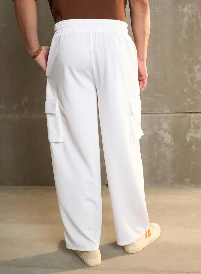 SASSAFRAS Sassafras Mid Rise Regular Fit Pants with Side Pockets