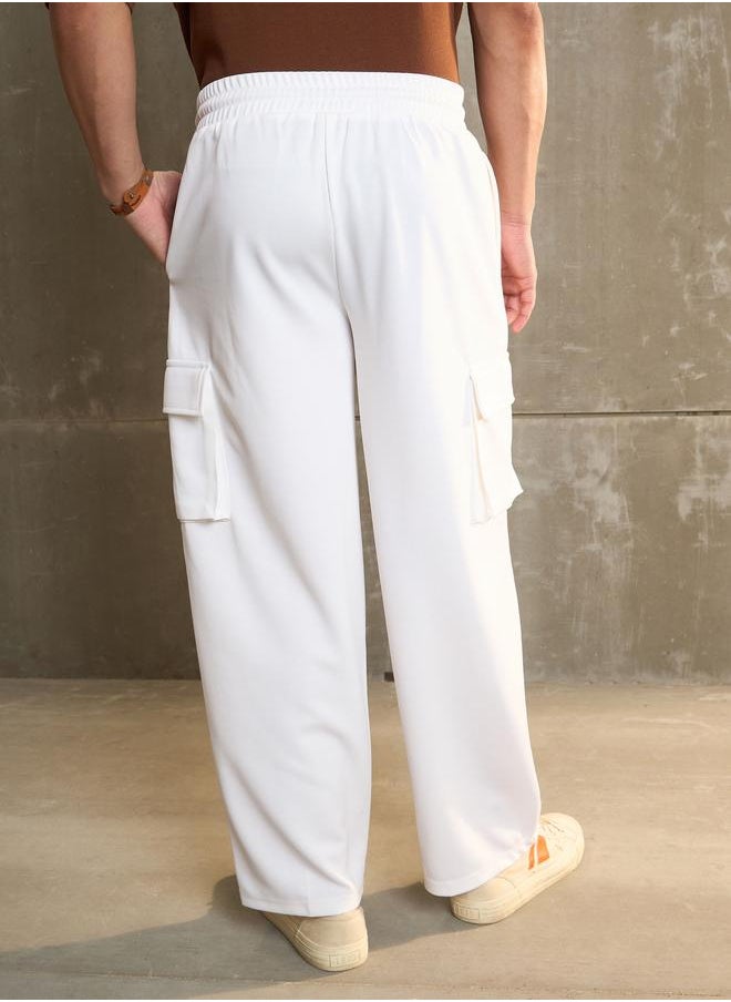 SASSAFRAS Sassafras Mid Rise Regular Fit Pants with Side Pockets  - Image 5