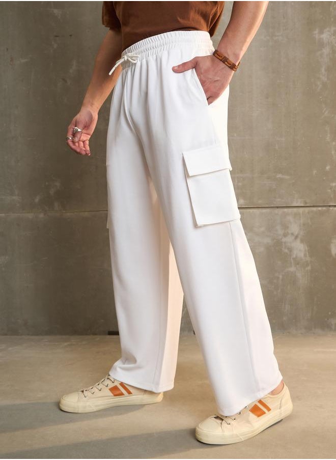 SASSAFRAS Sassafras Mid Rise Regular Fit Pants with Side Pockets  - Image 3