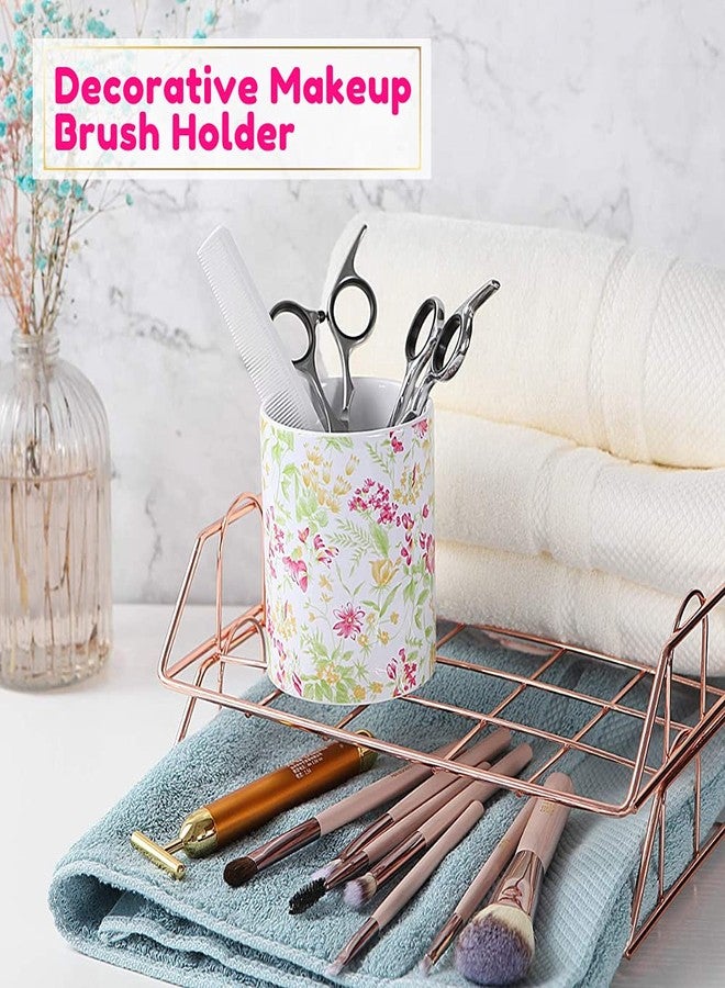 VIBRANZ LAB Cute Pen and Makeup Brush Holder - Desk Organizer with Pen Cup - Image 4
