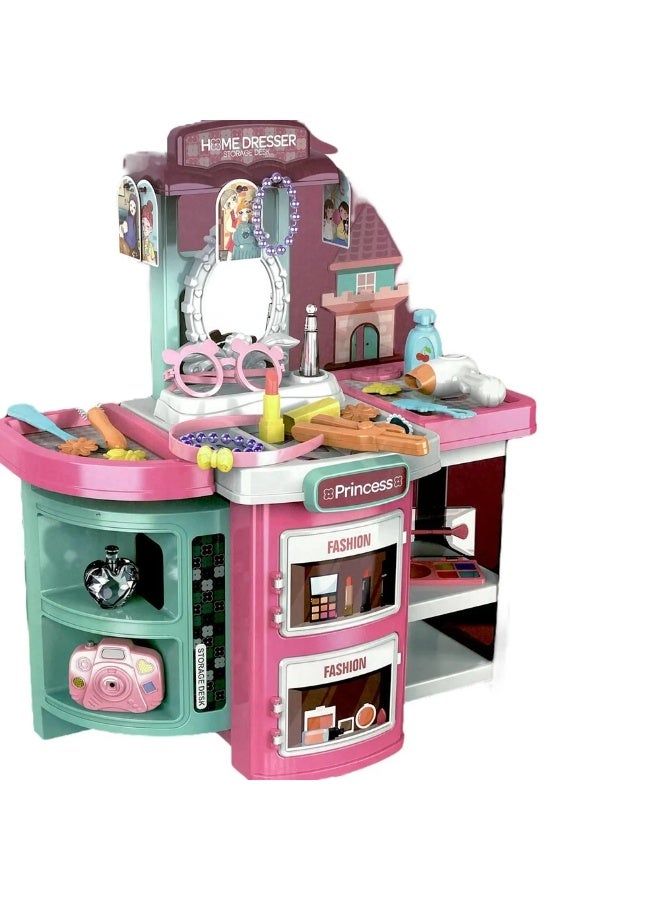 Home Dressser Princess 2 in 1 Suitcase 41 Pieces - 14P03 - Image 1