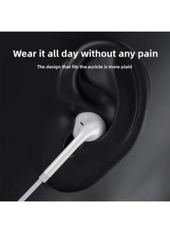 Generic Wired Headset Suitable For Apple 4 Generation Headset Huawei Xiaomi TYPE-C In-ear Oppo Wired Headset-Color:Four-generation Digital Decoding Typec Bag [real Three-dimensional Copper Ring Speaker]]  - Image 4