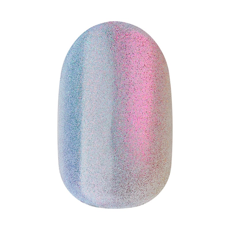 Impress KISS imPRESS No Glue Mani Press On Nails, ColorFX, 'Fly Up', Silver, Short Size, Oval Shape, Includes 30 Nails, Prep Pad, Instructions Sheet, 1 Manicure Stick, 1 Mini File - Image 5