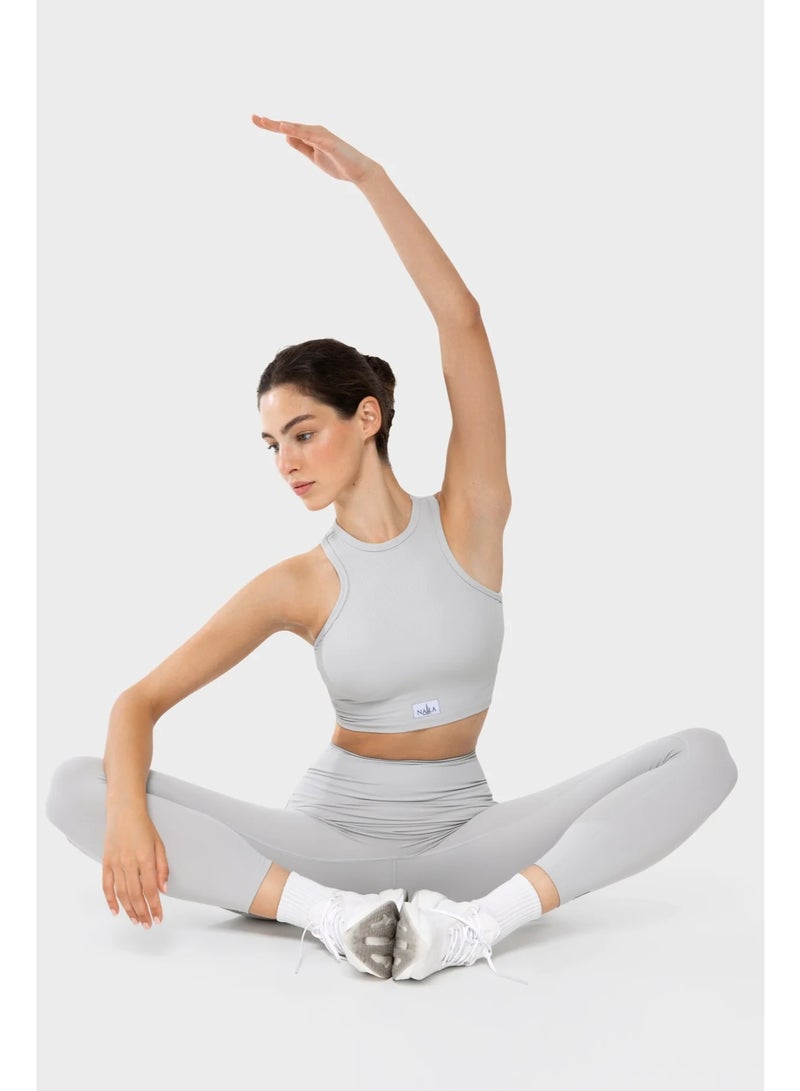NALA Women’s High-Waist Grey Leggings - Image 5