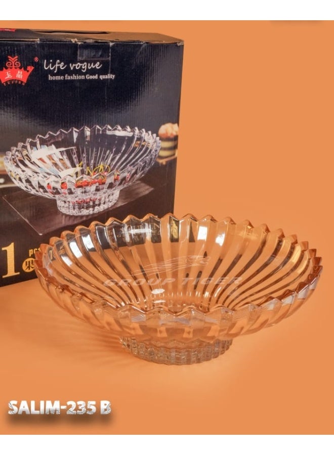 Imported glass fruit plate