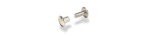 Tandy Leather Screw Post 3/8" (10 mm) Nickel Plated 10/pk 1291-02 - Image 5