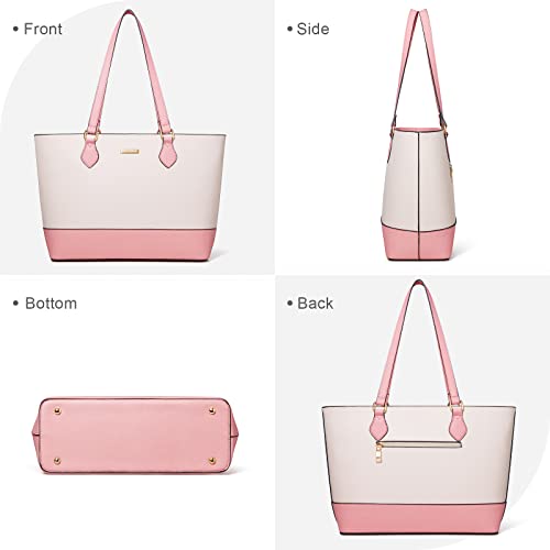 Bagsure 4 قطع حقائب يد نسائية عصرية، محافظ، حقائب كتف، حقيبة توت عادية، حقائب كروس بودي، مجموعة حقائب هدية للسيدات والفتيات، مجموعة حقائب ساتشل للنساء - Image 4