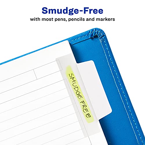 Avery Margin Ultra Tabs, 2.5" x 1", 2-Side Writable, White, 24 Repositionable Page Tabs (74789) - Image 4