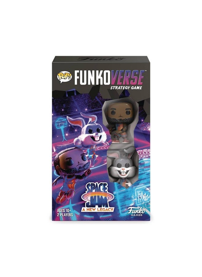 Funko Funko POP Funkoverse: Space Jam 2: A New Legacy 100 2-Pack, Lebron James and Bugs Bunny (Styles May Vary)  - Image 1