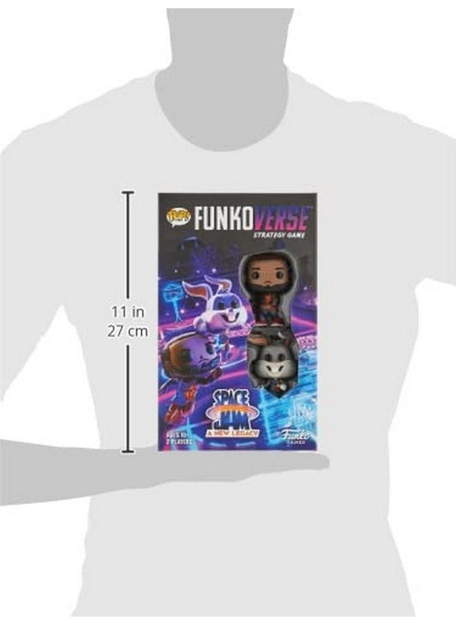 Funko Funko POP Funkoverse: Space Jam 2: A New Legacy 100 2-Pack, Lebron James and Bugs Bunny (Styles May Vary)  - Image 2