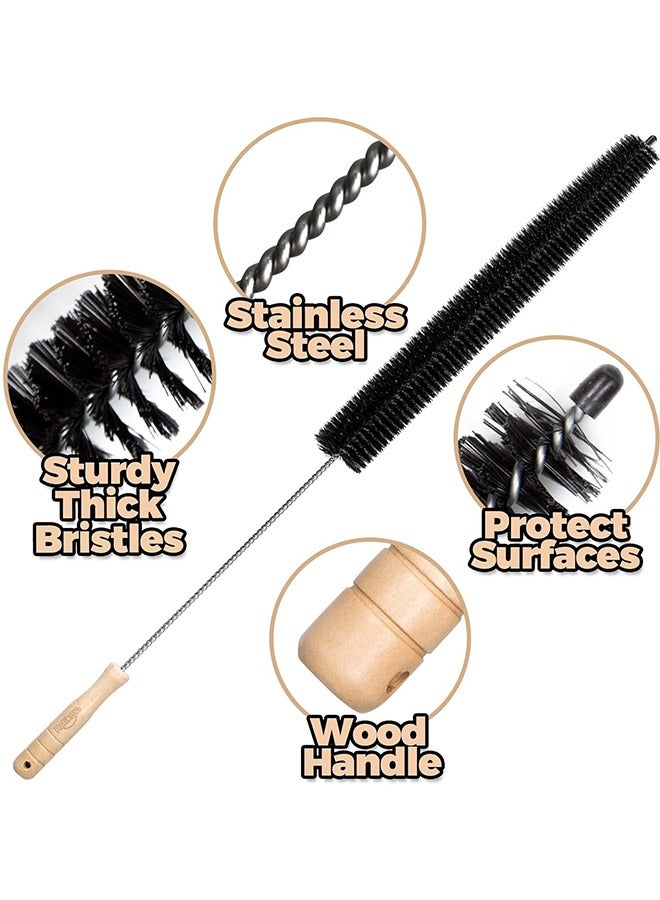 2 Pack Dryer Vent Cleaner Kit Clothes Dryer Lint Brush Vent Trap Cleaner Home Essentials Long Flexible Vacuum Brush - Image 4