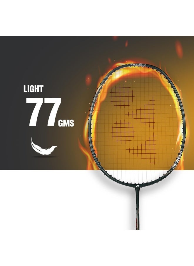 I-Series Strung Badminton Racquet, 5U G4 | Graphite Badminton Racket for Intermediate Players | 30 lbs Tension | Astrox Lite 37i,43i,45i Voltric Lite 35i,40i,47i Developed in Japan