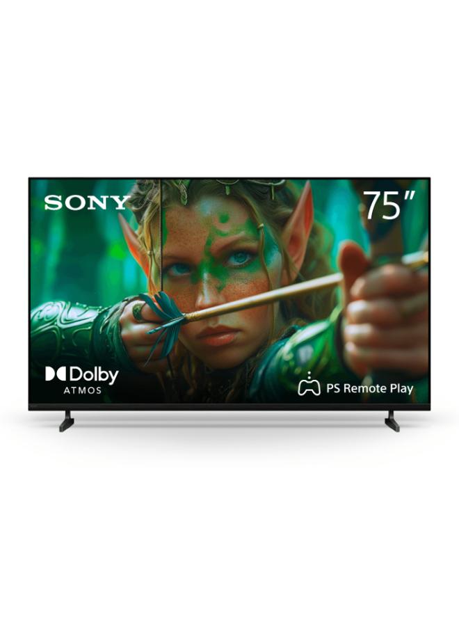 Sony BRAVIA 2 – 75 inch 4K Ultra HD HDR LED, 60Hz, Smart Google TV (2025 Model) with Dolby Atmos, Voice Control and PS Remote Play with XR Processor,  2 Years Warranty - K-75S20M2 black - Image 1