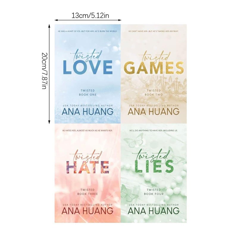 Twisted Series Twisted Love Twisted Games Twisted Hate And Twisted Lies Paperback English Novel Book Gifts - Image 2