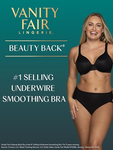 Vanity Fair Women's Plus Size Full Figure Beauty Back Smoothing Bra, Underwire-Beige, 42DDD - Image 5