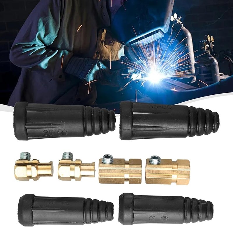 Heavy Duty 200Amp Welding Cable Quick Connector Copper For Plasma Cutter - Image 3