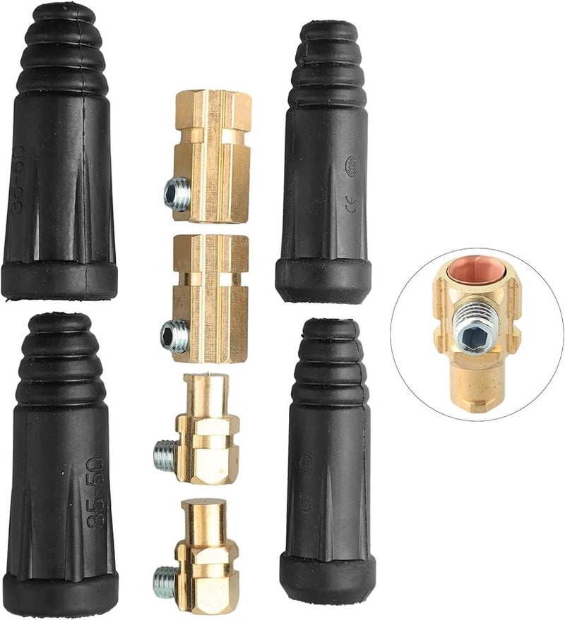 Heavy Duty 200Amp Welding Cable Quick Connector Copper For Plasma Cutter - Image 4