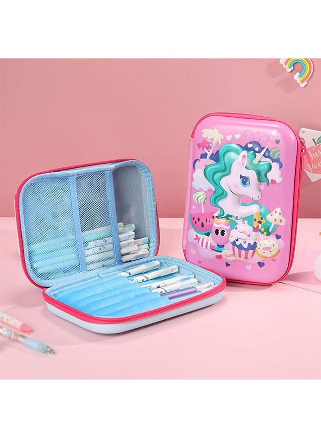 إسكدنيا Big Storage Pencil Case for Girls (Castle) - Image 2