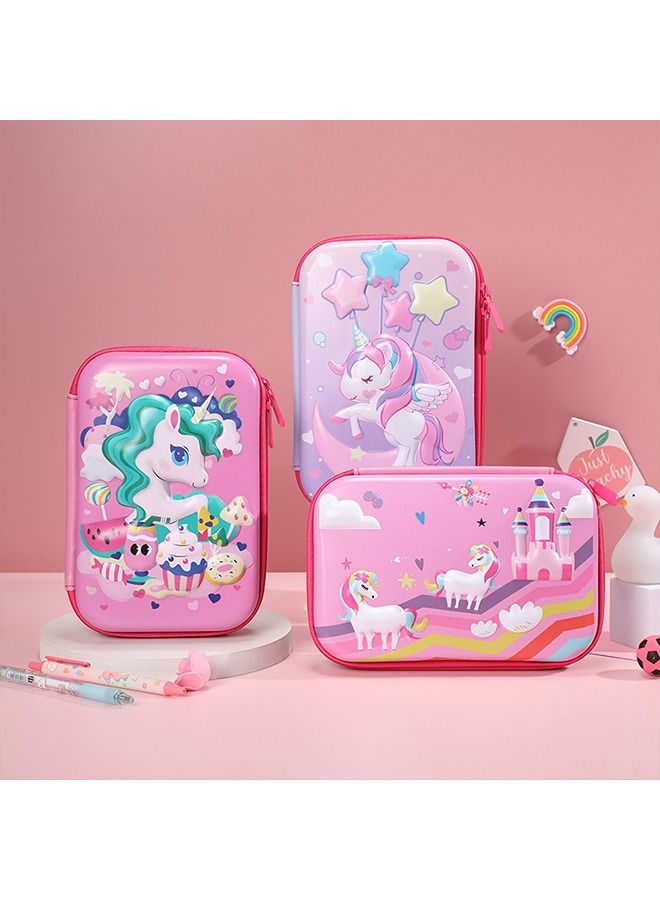 إسكدنيا Big Storage Pencil Case for Girls (Castle) - Image 5