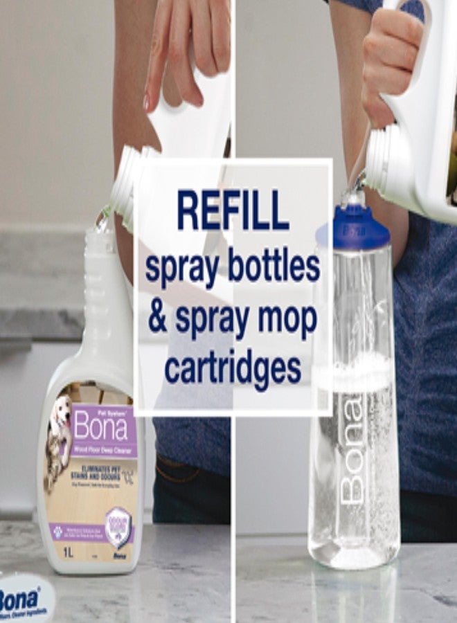 بونا عبوة إعادة تعبئة منظف الأرضيات الخشبية العميق من بونا للحيوانات الأليفة (2.5 لتر) | مُصمم خصيصًا للمنازل ذات الأرضيات الخشبية التي بها حيوانات أليفة | ينظف آثار أقدام الحيوانات الأليفة، وبقع البول، والأوساخ، ويزيل الروائح الكريهة | للكلاب والقطط والجراء - Image 5