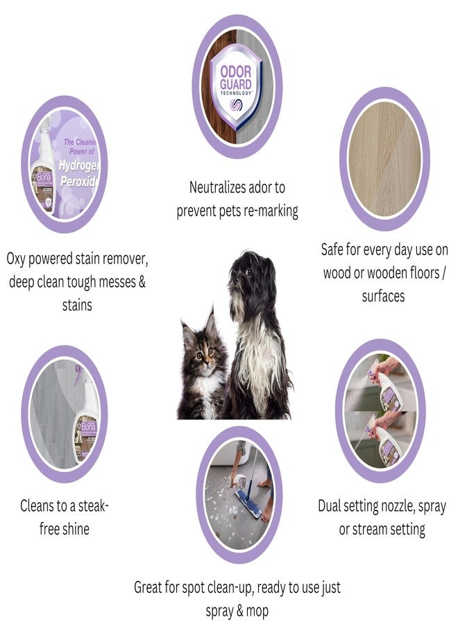 بونا عبوة إعادة تعبئة منظف الأرضيات الخشبية العميق من بونا للحيوانات الأليفة (2.5 لتر) | مُصمم خصيصًا للمنازل ذات الأرضيات الخشبية التي بها حيوانات أليفة | ينظف آثار أقدام الحيوانات الأليفة، وبقع البول، والأوساخ، ويزيل الروائح الكريهة | للكلاب والقطط والجراء - Image 4